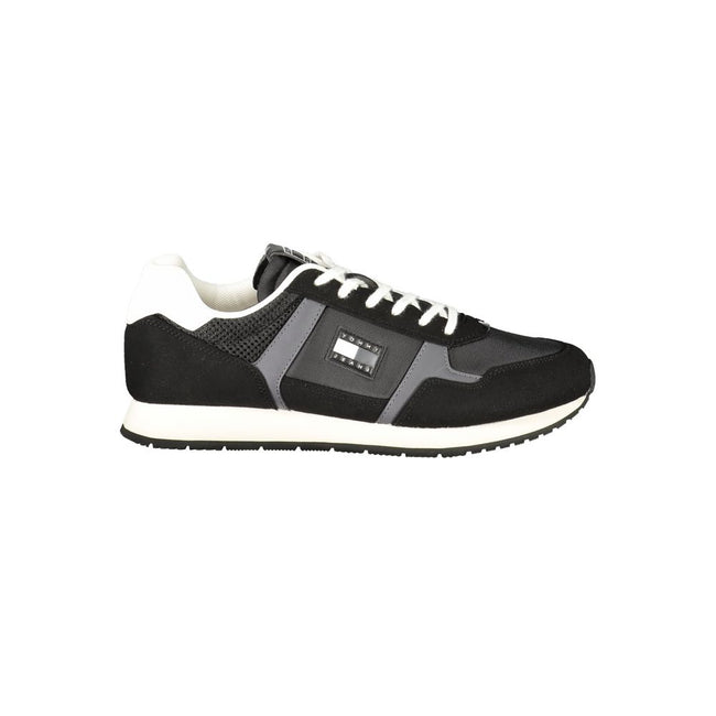 Tommy Hilfiger Baskets Homme Noires, Polyester, Logo Contrastant - Tommy Hilfiger | Hollys Men