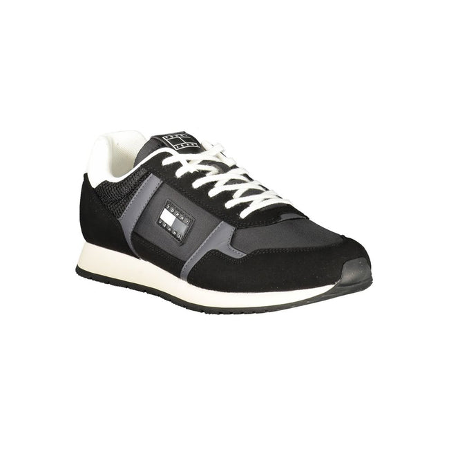 Tommy Hilfiger Baskets Homme Noires, Polyester, Logo Contrastant - Tommy Hilfiger | Hollys Men