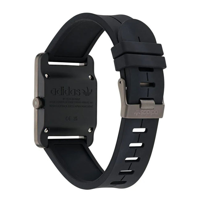 Adidas Montre Sport Cadran Gris, Bracelet Silicone Noir - Adidas | Hollys Men