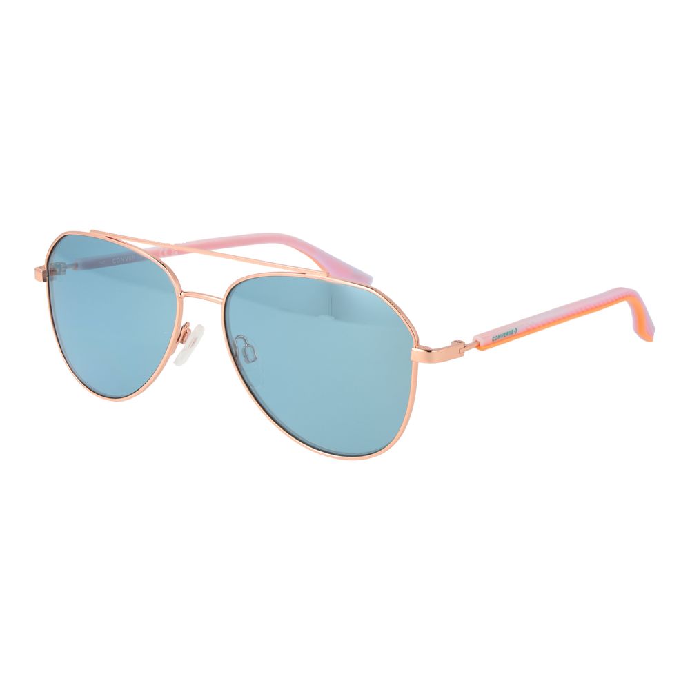 Converse Lunettes Aviateur Rose Gold, Monture Premium Rubber