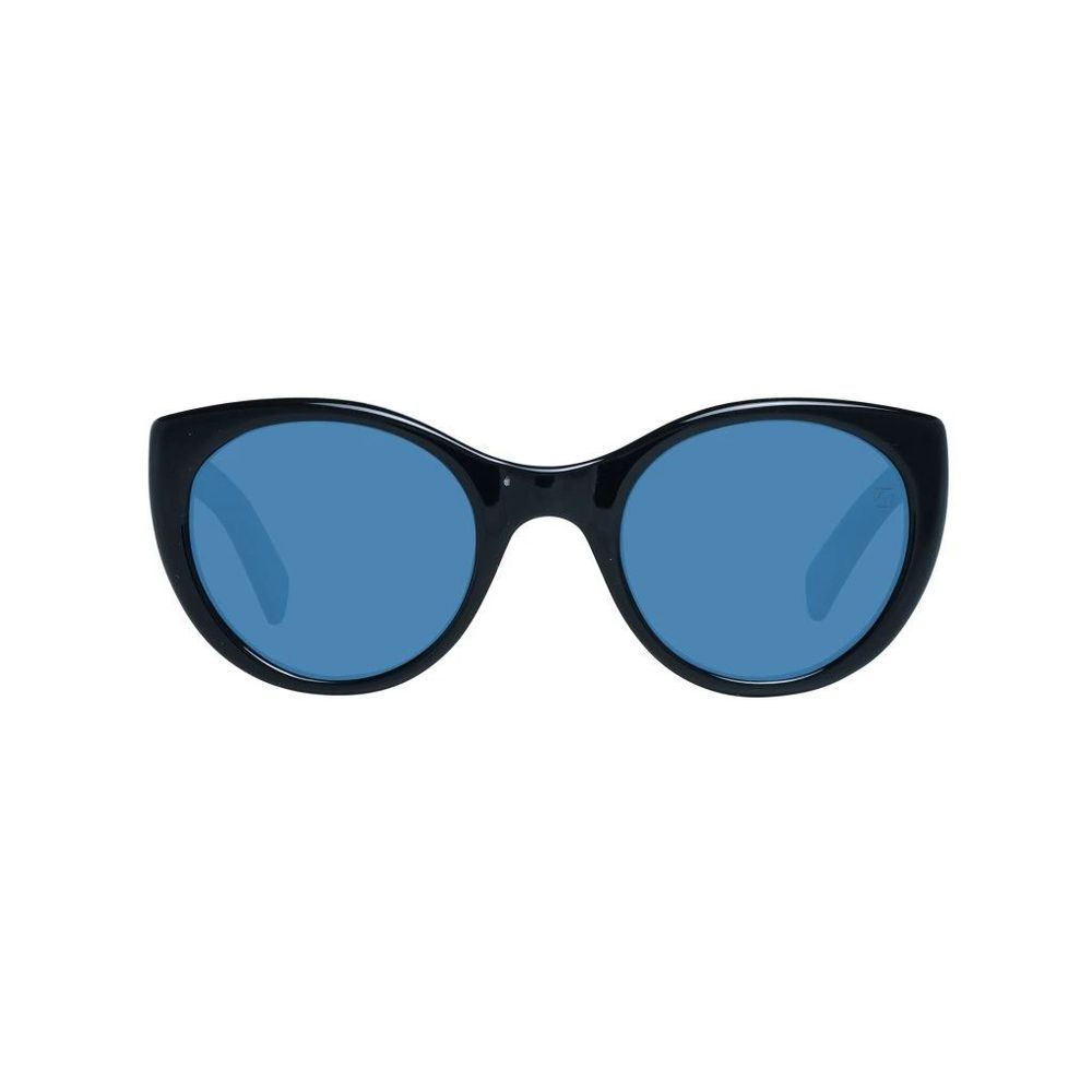 Ermenegildo Zegna Lunettes Solaires Noires, Résine, Protection UV