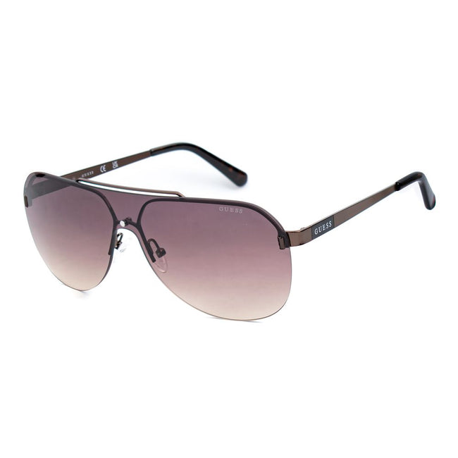 Guess Lunettes Aviateur Bronze, Métal Premium, Verres Dégradés - Guess | Hollys Men