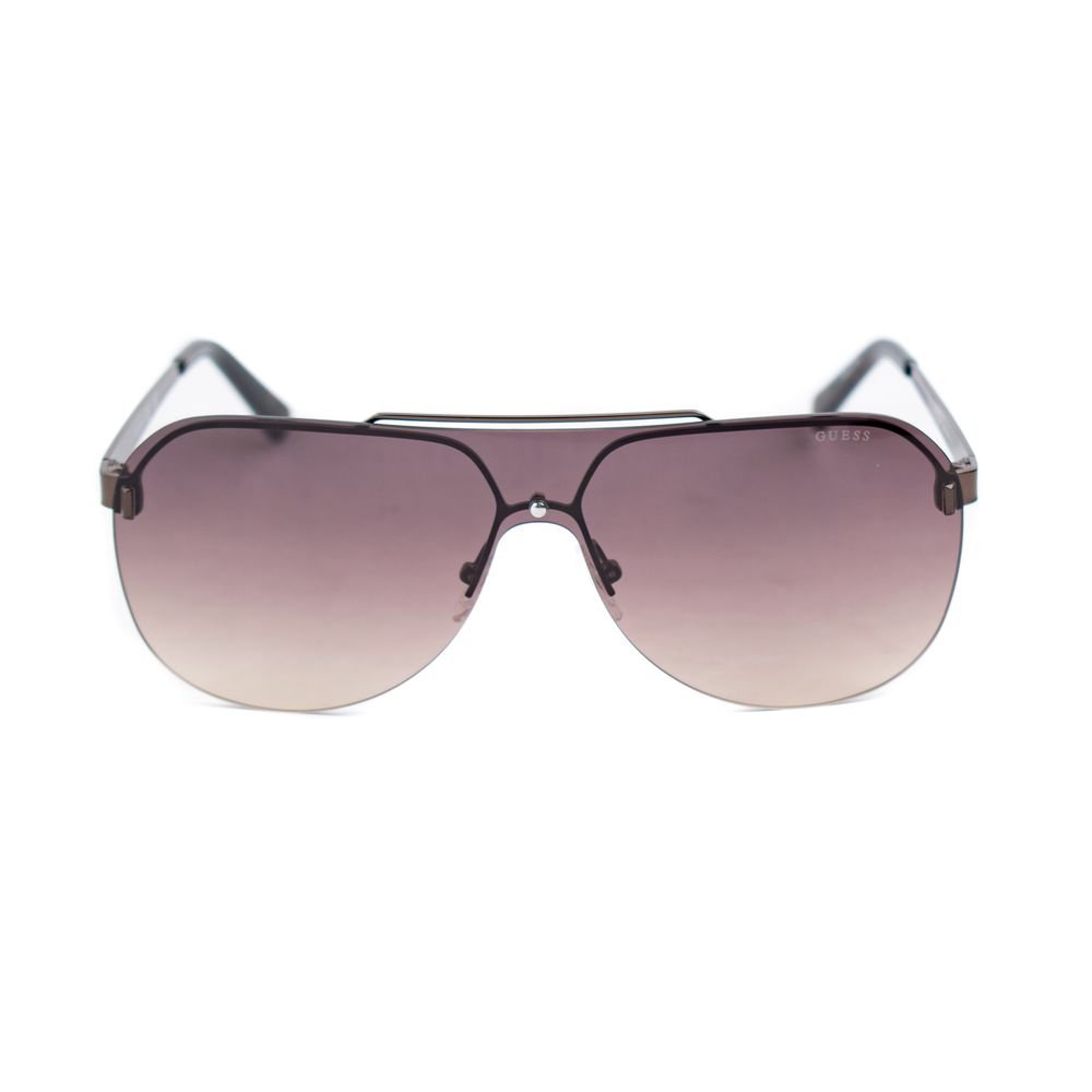 Guess Lunettes Aviateur Bronze, Métal Premium, Verres Dégradés