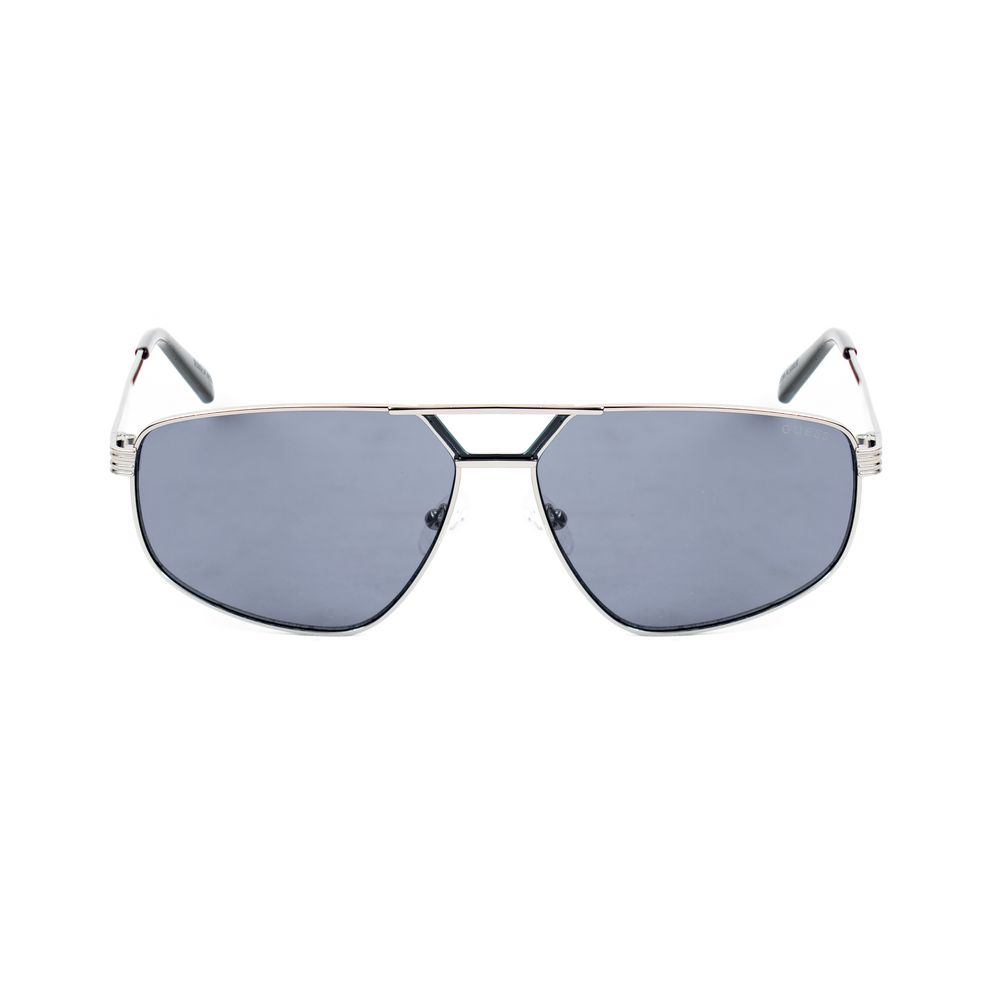 Guess Lunettes Solaire Métal Gris, Design Moderne Homme