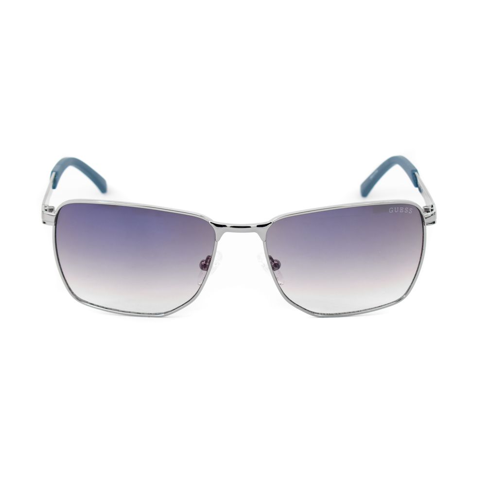 Guess Lunettes Métal Gris, Verres Dégradés, 60mm Premium