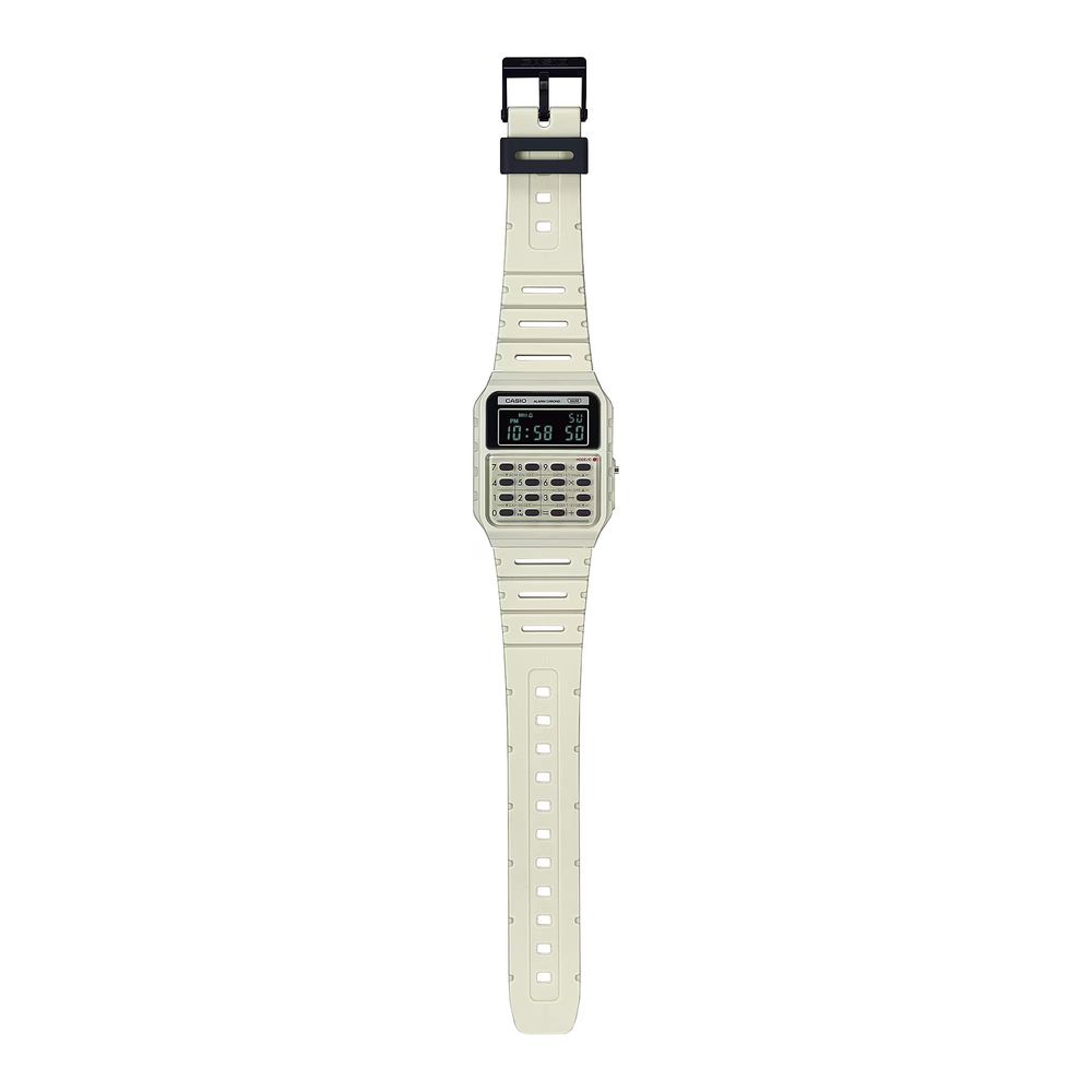 Casio Montre Digitale Beige, Résine, Étanche 30m