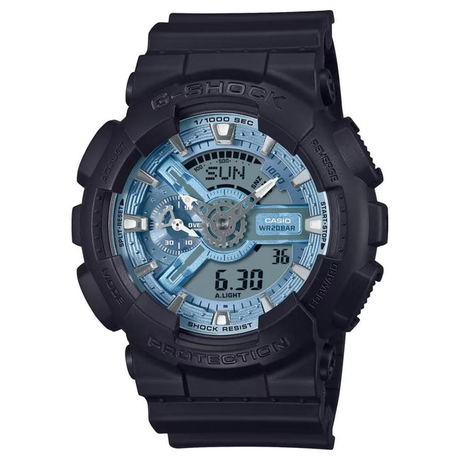 Casio G-Shock Montre Sport, Résine Noire, Cadran Bleu Digital - Casio | Hollys Men
