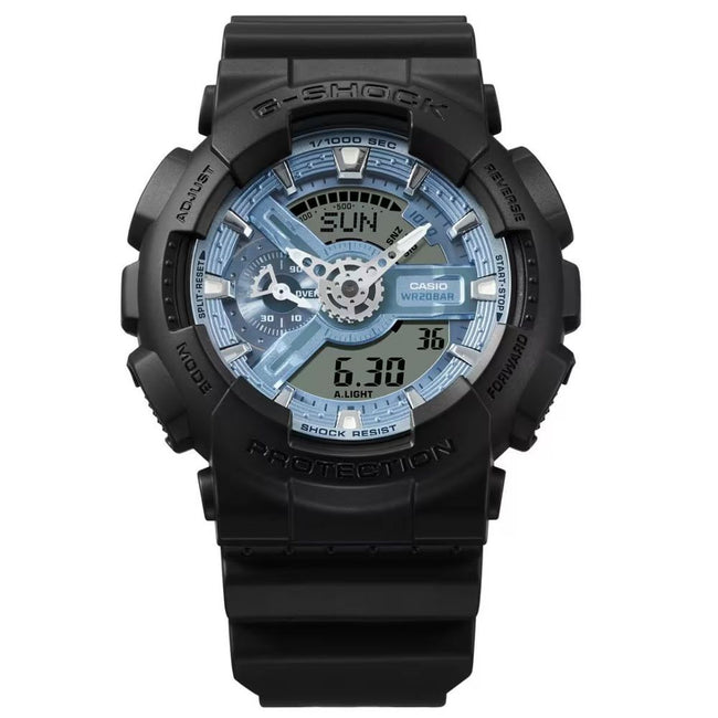 Casio G-Shock Montre Sport, Résine Noire, Cadran Bleu Digital - Casio | Hollys Men