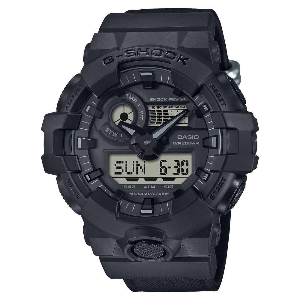 Casio G-Shock Montre Sport, Résine Noire, Étanche 200m