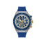 Guess Montre Sport Bleue, Boîtier Acier Gris, Bracelet Silicone