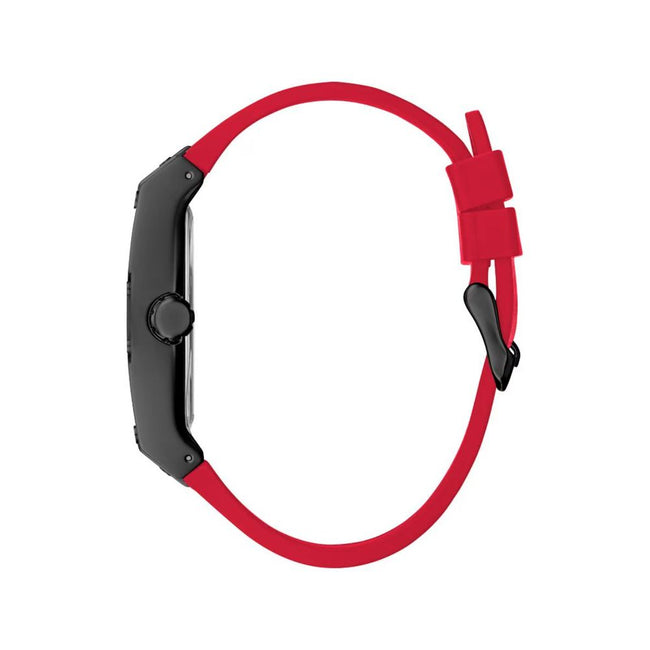 Guess Montre Sport Noire, Cadran 43mm, Bracelet Silicone - Guess | Hollys Men