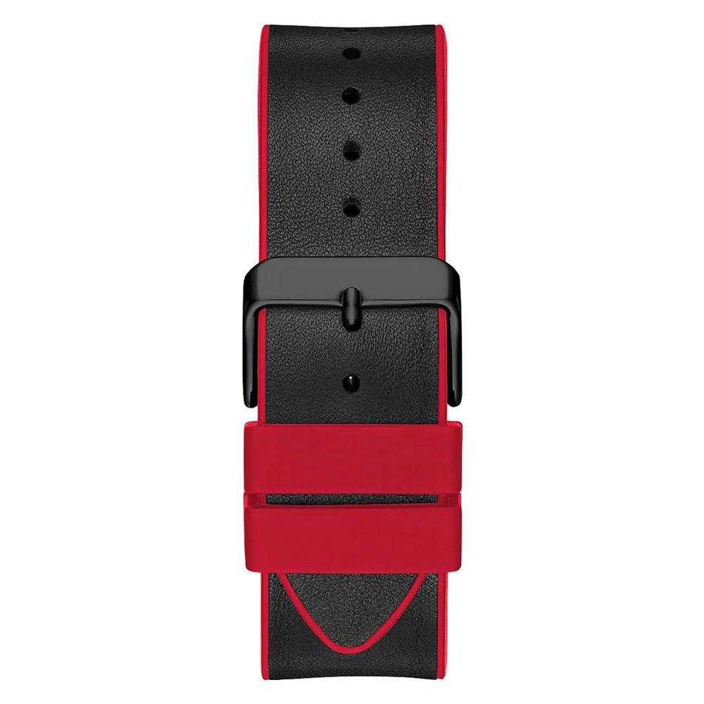 Guess Montre Sport Noire, Cadran 43mm, Bracelet Silicone