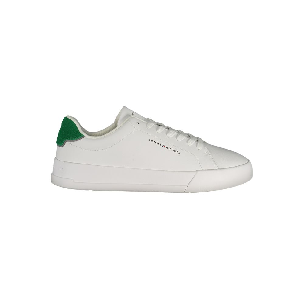 Tommy Hilfiger Baskets blanches, détails contrastés, lacets
