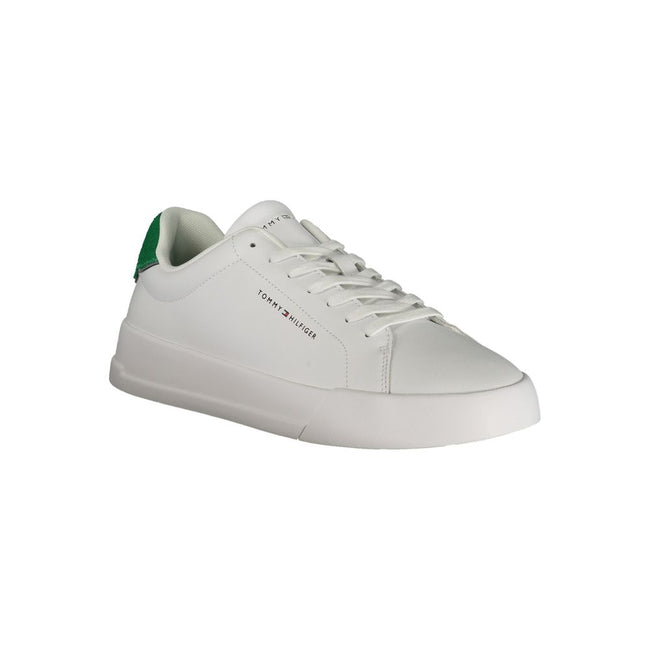 Tommy Hilfiger Baskets blanches, détails contrastés, lacets - Tommy Hilfiger | Hollys Men