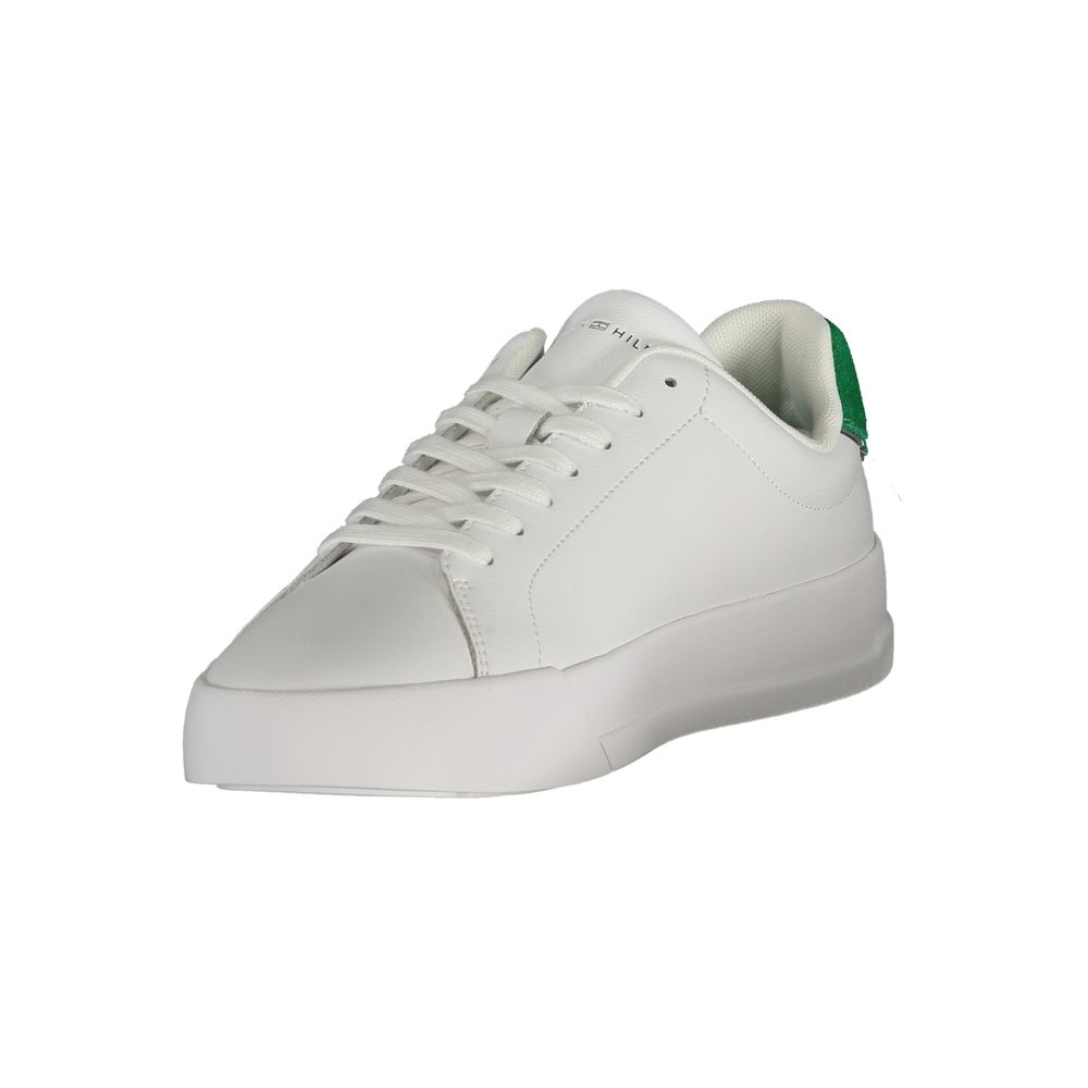 Tommy Hilfiger Baskets blanches, détails contrastés, lacets