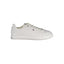 Tommy Hilfiger Baskets Cuir Blanc, Logo Emblématique, Confort Premium