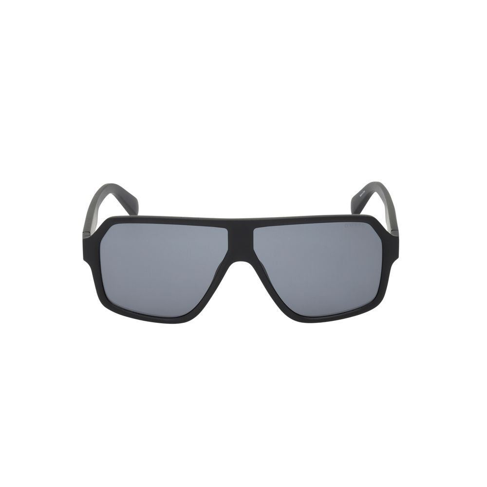Guess Lunettes Soleil Homme, Monture Résine Noire, Protection UV