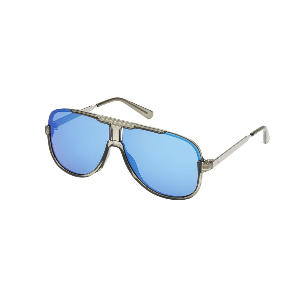 Guess Lunettes Solaires Bleues, Résine, Protection UV 100%