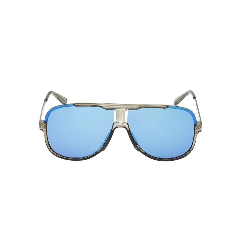 Guess Lunettes Solaires Bleues, Résine, Protection UV 100%