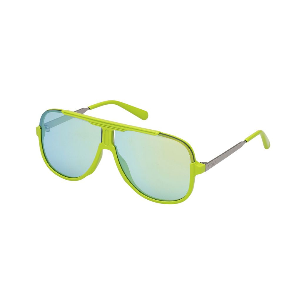 Guess Lunettes Solaires Résine Bicolore, Verres Verts, Protection UV