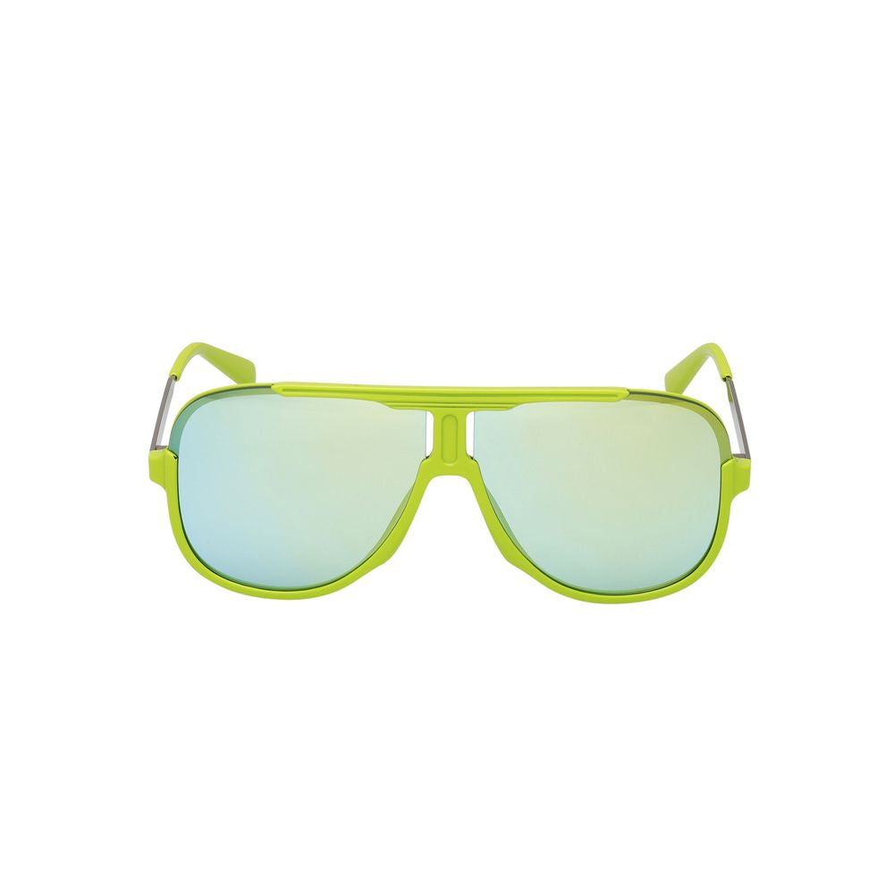 Guess Lunettes Solaires Résine Bicolore, Verres Verts, Protection UV