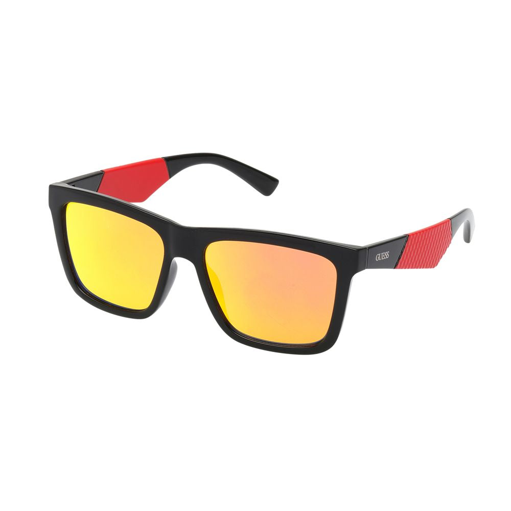 Guess Lunettes Soleil Noires, Polarisées, Protection UV Premium