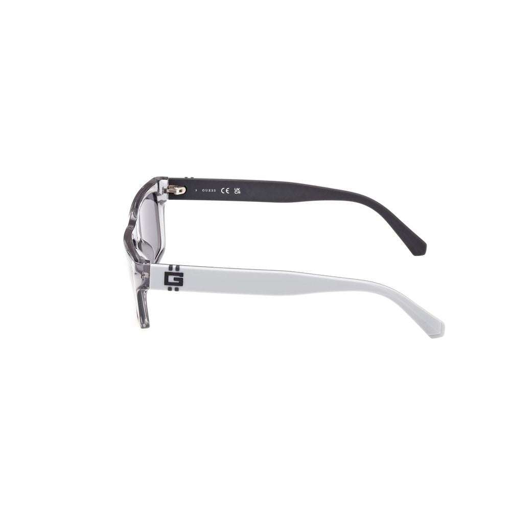 Guess Lunettes Grises, Résine Premium, Protection UV Totale