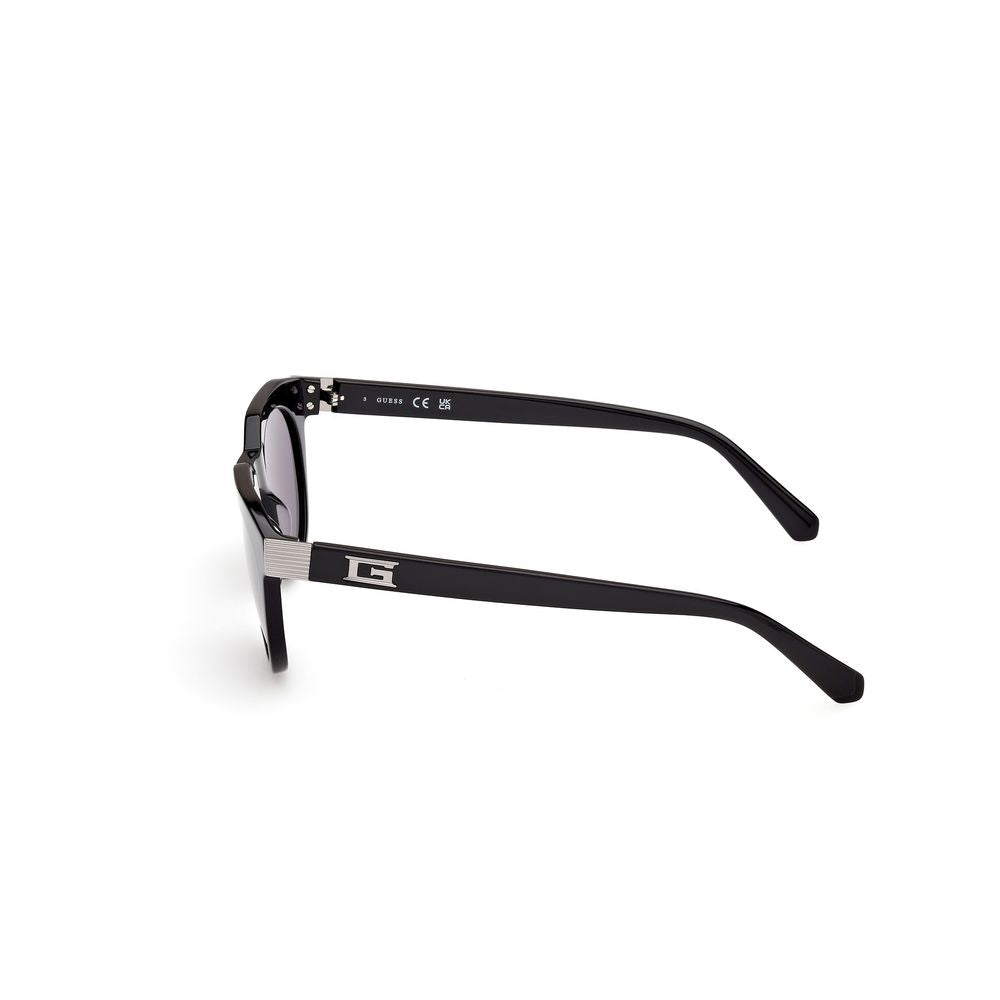 Guess Lunettes Soleil Acétate Noir, Verres Verts, Protection UV