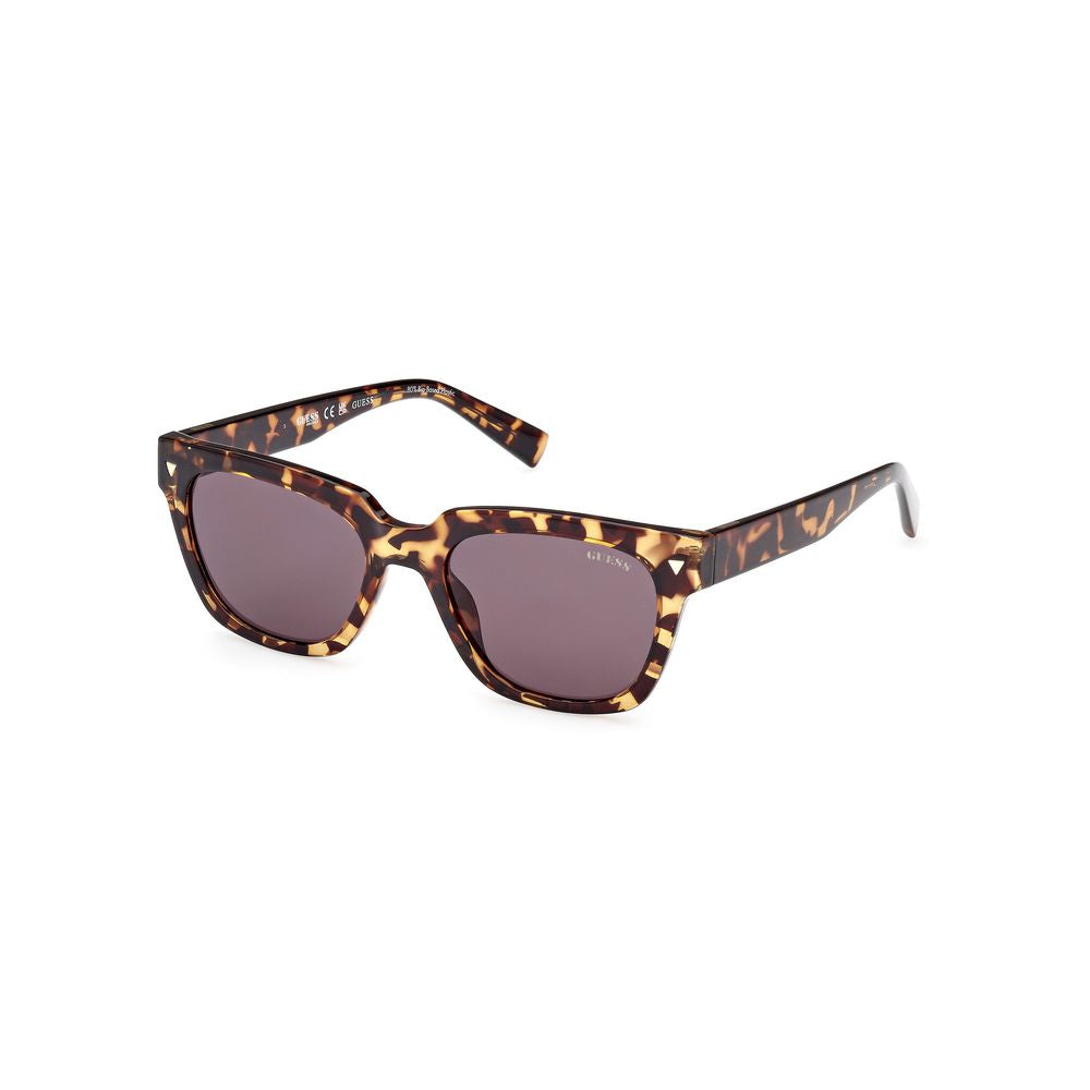 Guess Lunettes Soleil Marron, Résine Premium, Protection UV100%