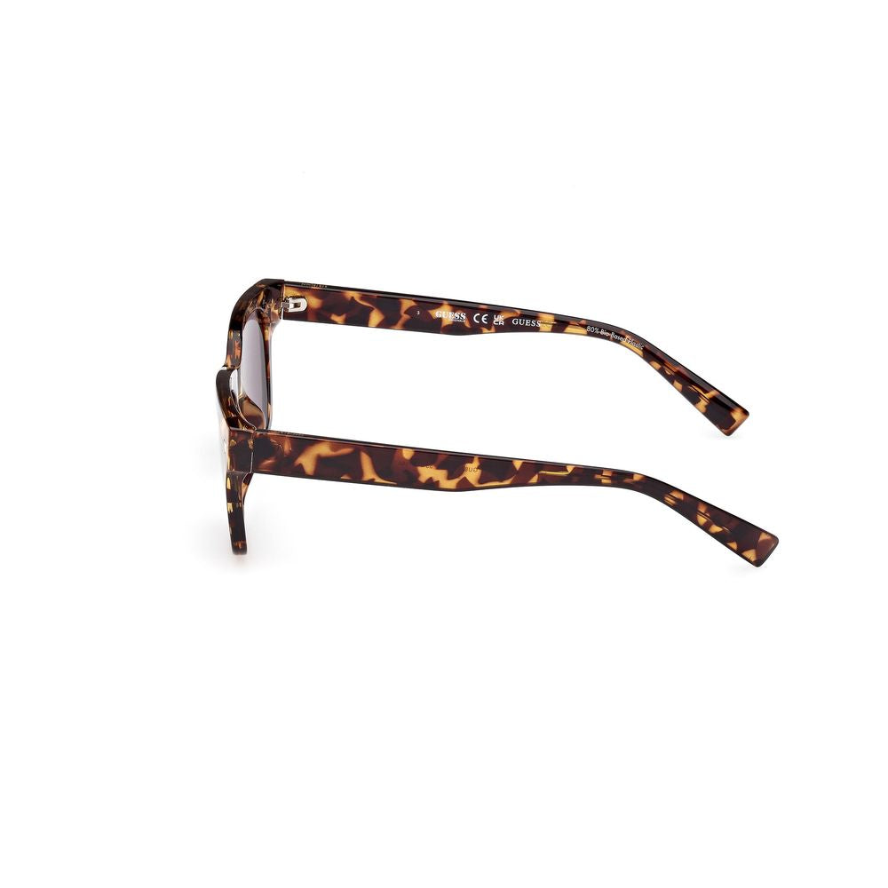 Guess Lunettes Soleil Marron, Résine Premium, Protection UV100%