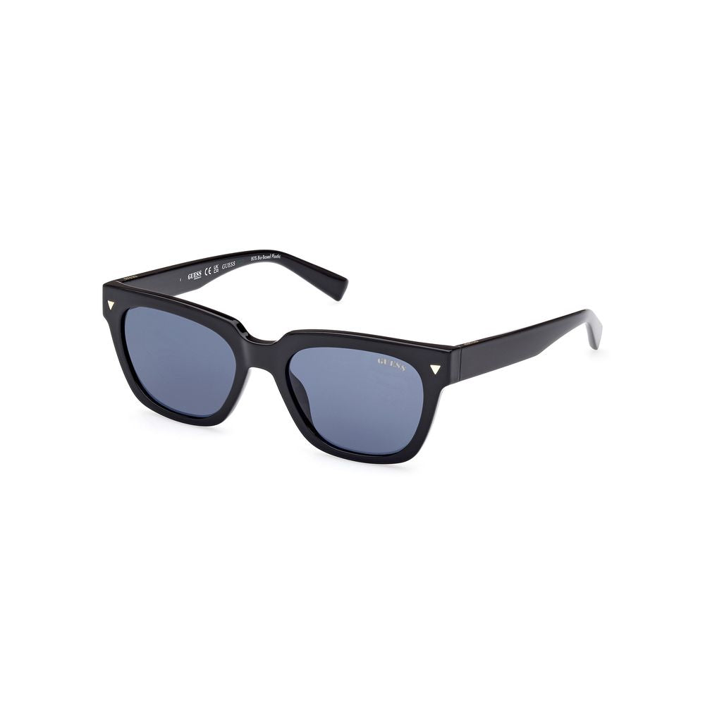 Guess Lunettes Soleil Résine Noire, Protection UV 100%