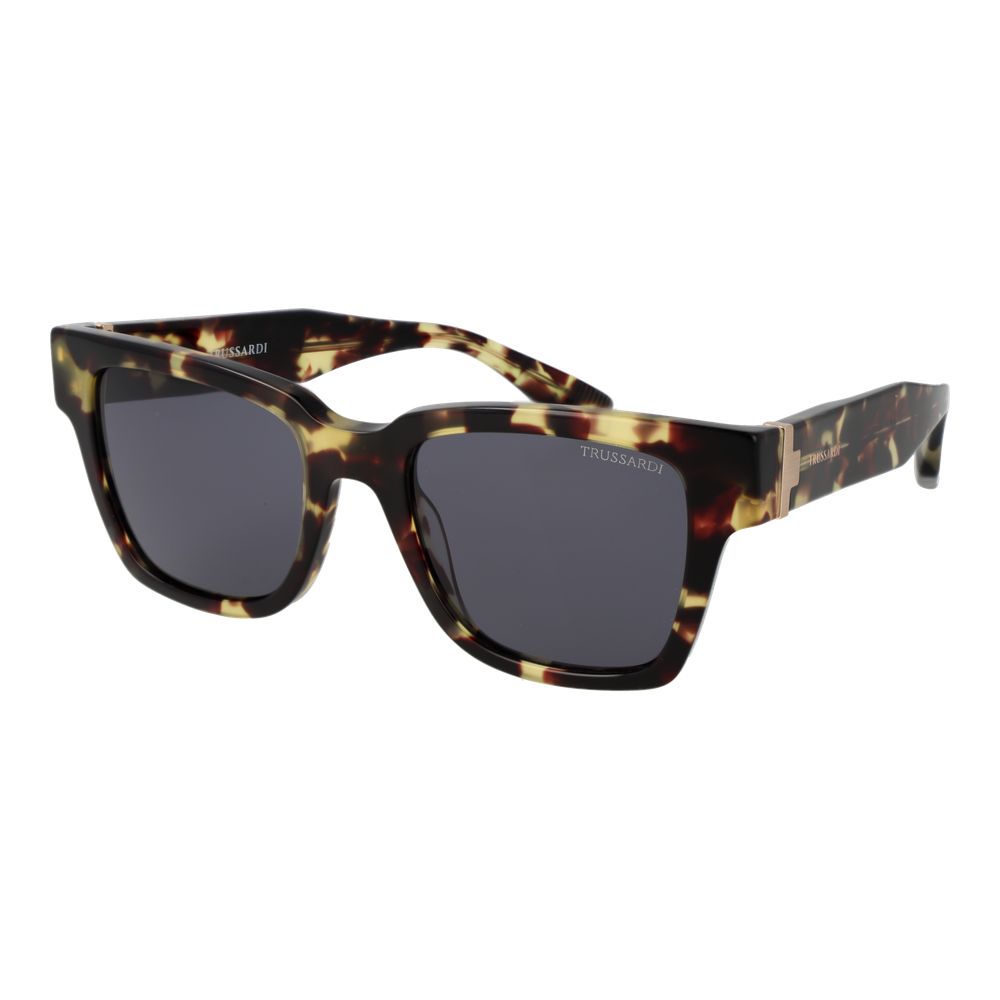 Trussardi Lunette Acétate, Monture Marron, Carrée