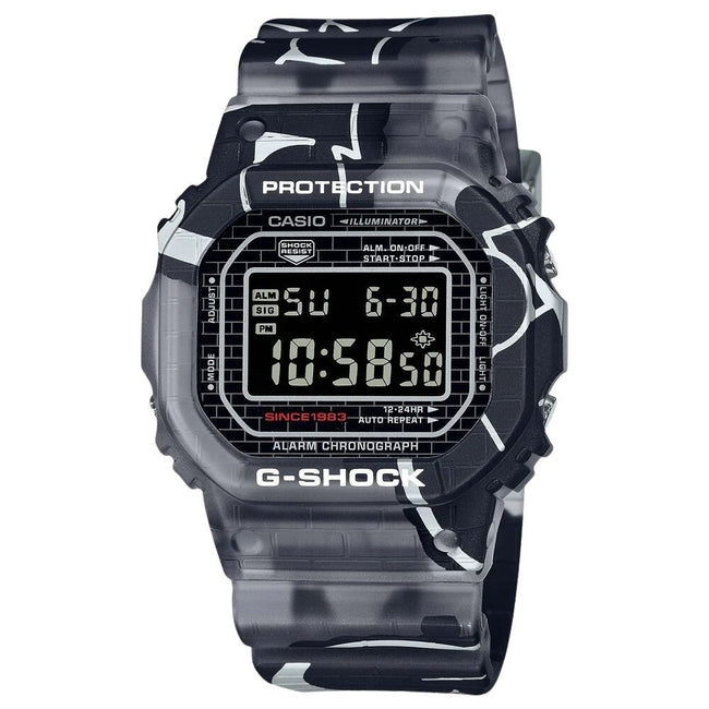 Casio Montre Digitale Grise en Résine 42,8 mm 10ATM Quartz Hover Image